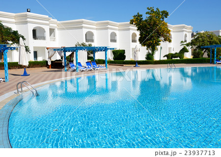 The swimming pool at luxury hotel, Sharm el Sheikh The swimming pool at luxury hotel, Sharm el Sheikh 23937713