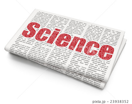Science concept: Science on Newspaper background 23938352