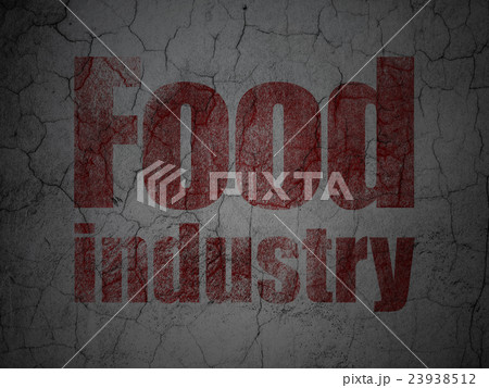Industry concept: Food Industry on grunge wall Industry concept: Food Industry on grunge wall 23938512