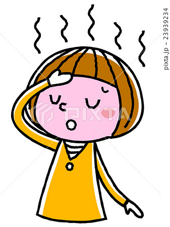 女の子：発熱 23939234