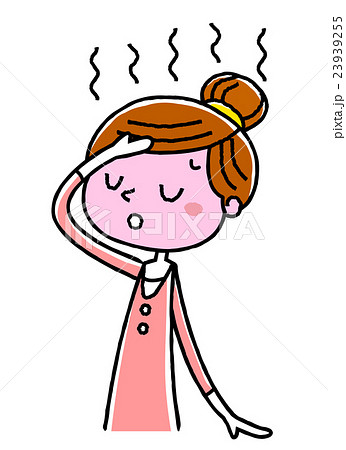 若い女性：発熱 23939255