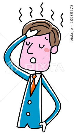 ビジネスマン:発熱 ビジネスマン:発熱 23939278