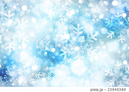 クリスマス 雪 光 背景 のイラスト素材