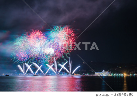 岡山県瀬戸内市牛窓町の花火大会 岡山県瀬戸内市牛窓町の花火大会 23940590
