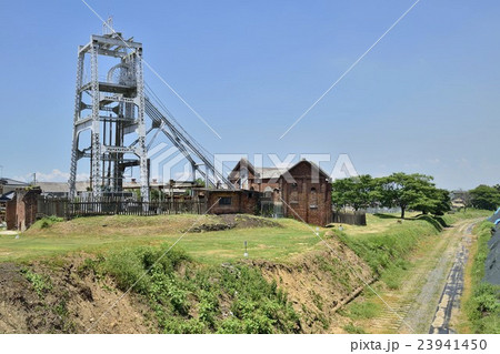 世界遺産　三池炭鉱宮原坑　三池炭鉱専用鉄道跡 23941450