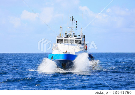 Supply boat transfer cargo to oil and gas industry 23941760