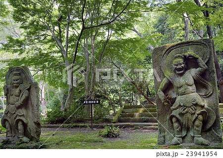 旧千燈寺跡 石造仁王像 国東半島 旧千燈寺跡 石造仁王像 国東半島 23941954