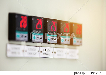 Close up of an Electric meter,Electric utility 23942342