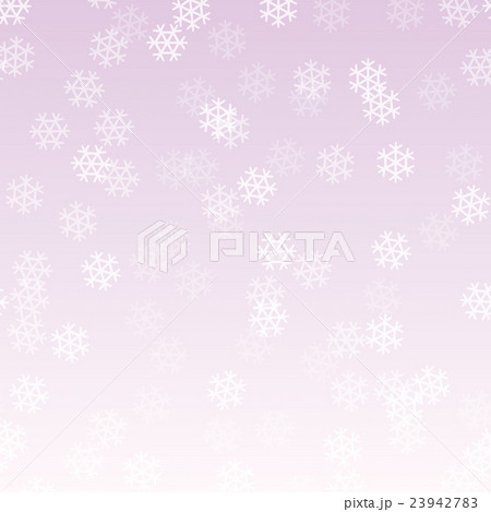 雪バックグラウンド_結晶小_ピンク 23942783