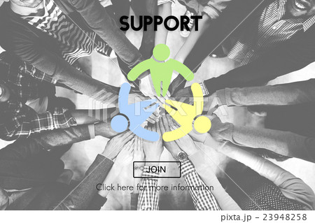 Support Collaboration Assistance Help Motivation Concept 23948258