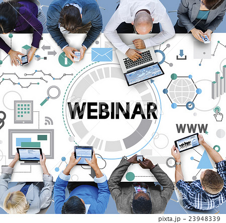 Webinar Seminar Online Conference Concept Webinar Seminar Online Conference Concept 23948339