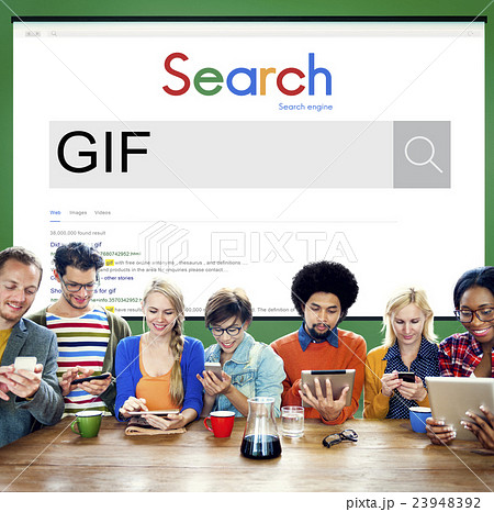 GIF Animated Images Graphics Interchange Format Concept 23948392