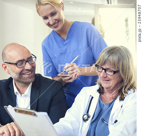 Doctor Nurse Health Hospital Team Collaboration Concept 23948707