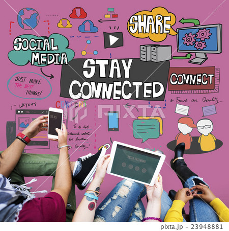 Stay Connected Freindship Relationship Social Concept 23948881