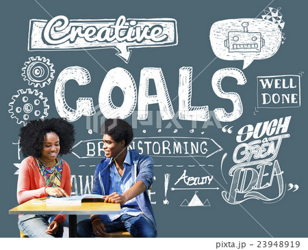 Goals Creative Hopeful Inspiration Sketch Concept 23948919