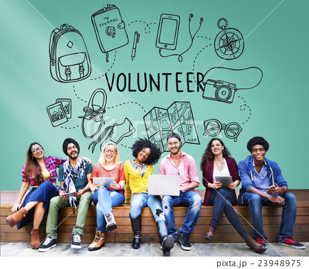 Volunteer Charity Help Kindness Support Concept 23948975