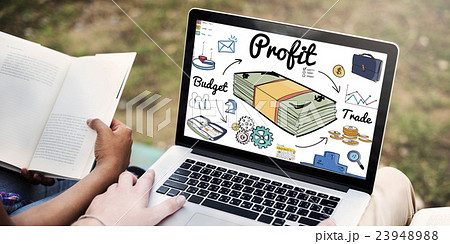 Profit Gain Gross Income Benefit Money Revenue Concept Profit Gain Gross Income Benefit Money Revenue Concept 23948988