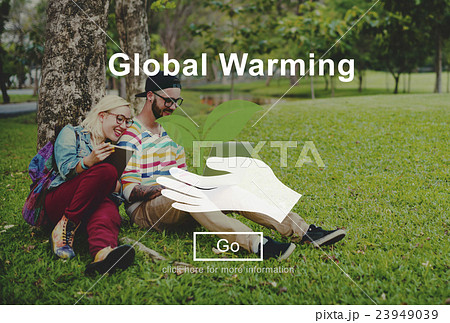 Global Warming Climate Change Environmental Website Concept 23949039