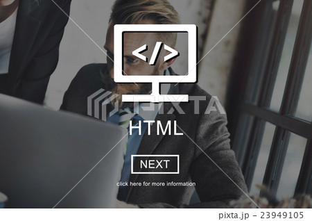HTML Web Development Code Design Concept 23949105