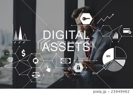 Digital Assets Business Management System Concept 23949462