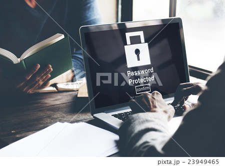 Password Protected Privacy Safety Private Concept 23949465