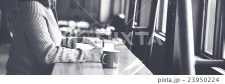 Headphone Listening Song Playlist Asian Ethnicity Concept 23950224