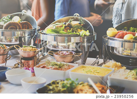 Buffet Brunch Food Eating Festive Cafe Dining Concept Buffet Brunch Food Eating Festive Cafe Dining Concept 23950256