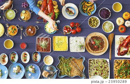 Food Festive Restaurant Party Unity Concept 23950289