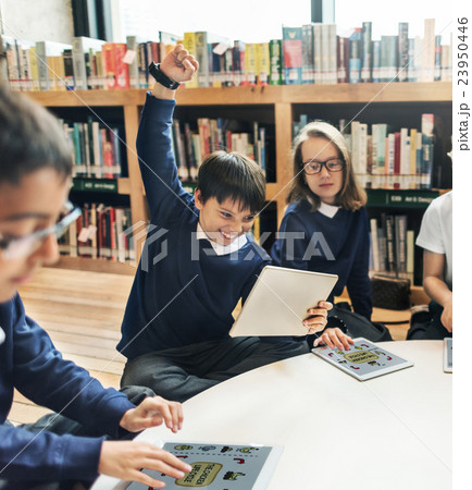 School Teacher Teaching Students Learning Concept 23950446
