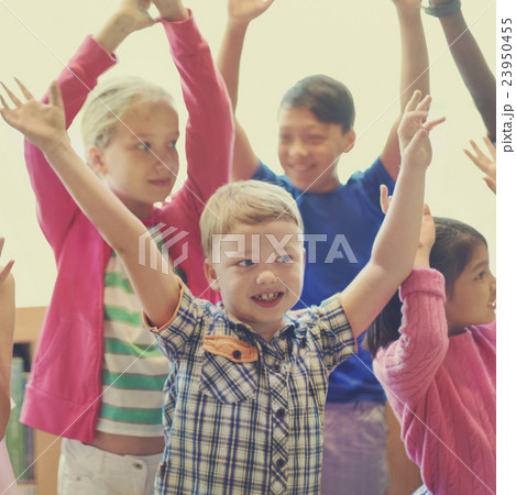 Students Children Cheerful Happiness Concept Students Children Cheerful Happiness Concept 23950455