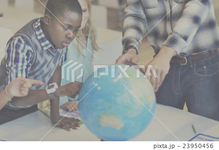 Students Geography Learning Classroom Concept Students Geography Learning Classroom Concept 23950456