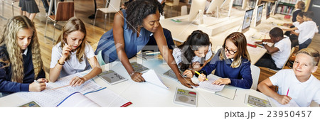 Classroom Learning Mathematics Students Study Concept 23950457
