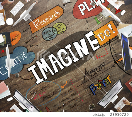 Imagine Imagination Expect Creative Sketch Concept 23950729