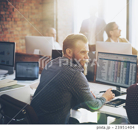 Business People Planning Financial Worksheet Bookkeeping Concept Business People Planning Financial Worksheet Bookkeeping Concept 23951404