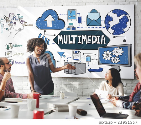 Multimedia Media Video Application Entertainment Concept Multimedia Media Video Application Entertainment Concept 23951557