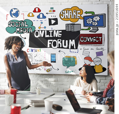 Online Forum DIscussion Communication Connection Concept Online Forum DIscussion Communication Connection Concept 23951644