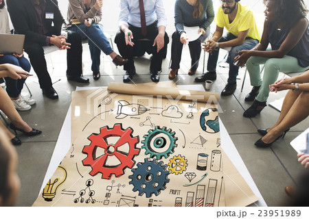 Strategy Solution Tactics Teamwork Growth Vision Concept 23951989