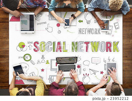 Social Network Internet Media Technology Internet Concept Social Network Internet Media Technology Internet Concept 23952212