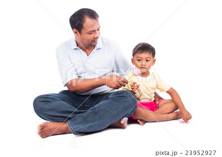 portrait of a father and his son portrait of a father and his son 23952927