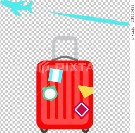 出國旅遊，手提箱和飛機 23953452