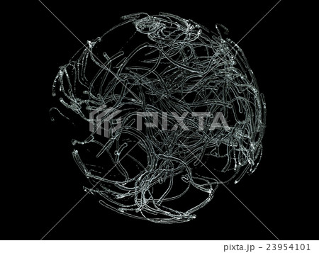 Flowing liquid drops mixing and formation isolated Flowing liquid drops mixing and formation isolated 23954101