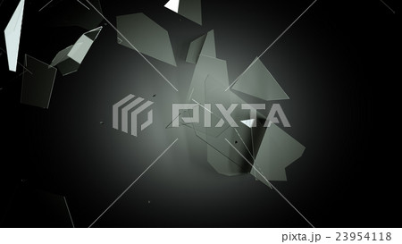 Pieces of destructed Shattered glass Pieces of destructed Shattered glass 23954118