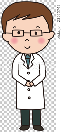 白衣 男性 正面 23955742