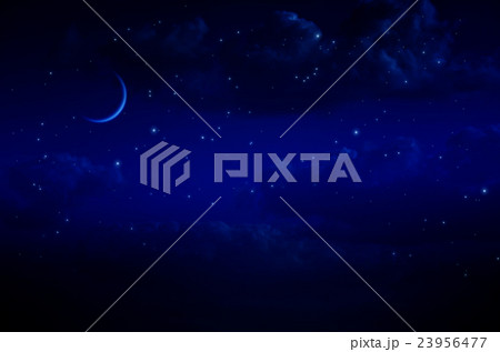 Night Sky with Stars and Clouds Night Sky with Stars and Clouds 23956477