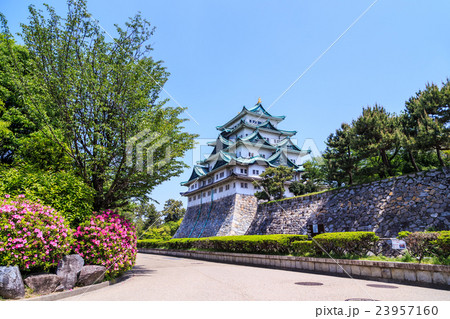 新緑の季節　名古屋城 23957160