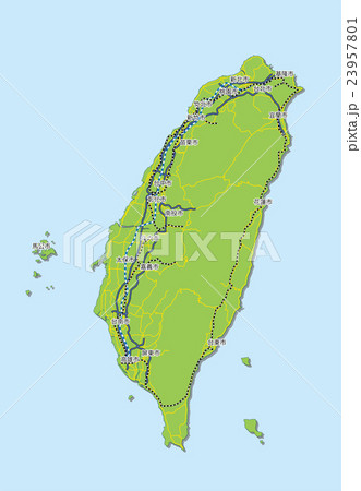 台湾マップ 23957801