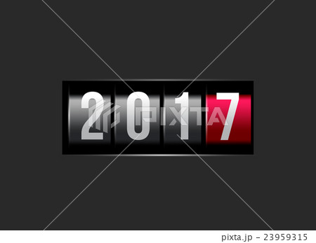 New Year counter 2016 with power button New Year counter 2016 with power button 23959315