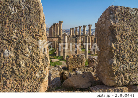 Roman Ruins of Jerash in Jordan Roman Ruins of Jerash in Jordan 23960441