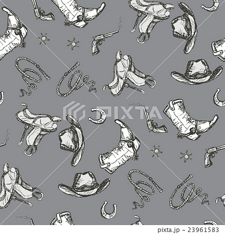 wild west seamless pattern wild west seamless pattern 23961583