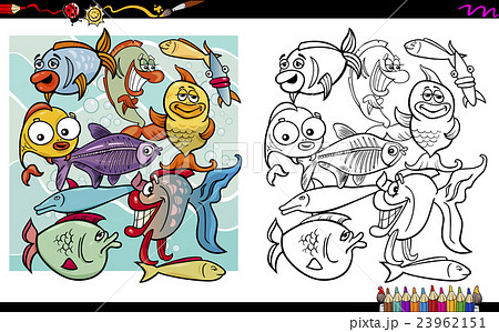 fish characters coloring page 23962151